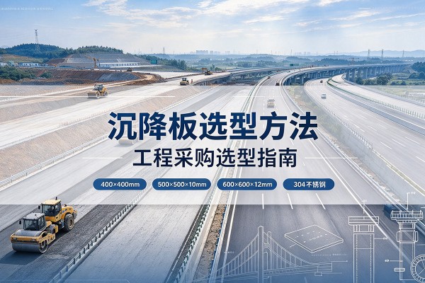 关岭沉降板选择方法