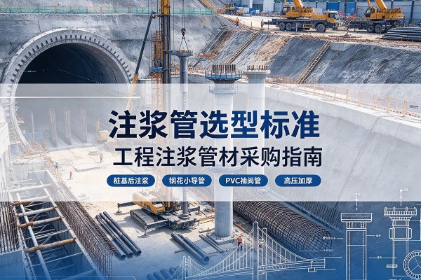 关岭注浆管选型标准