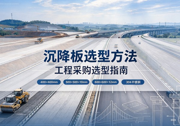 关岭沉降板选择方法