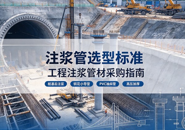 关岭注浆管选型标准
